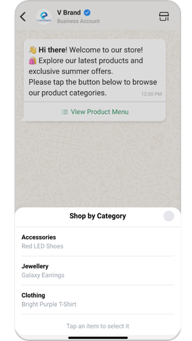 List Menu